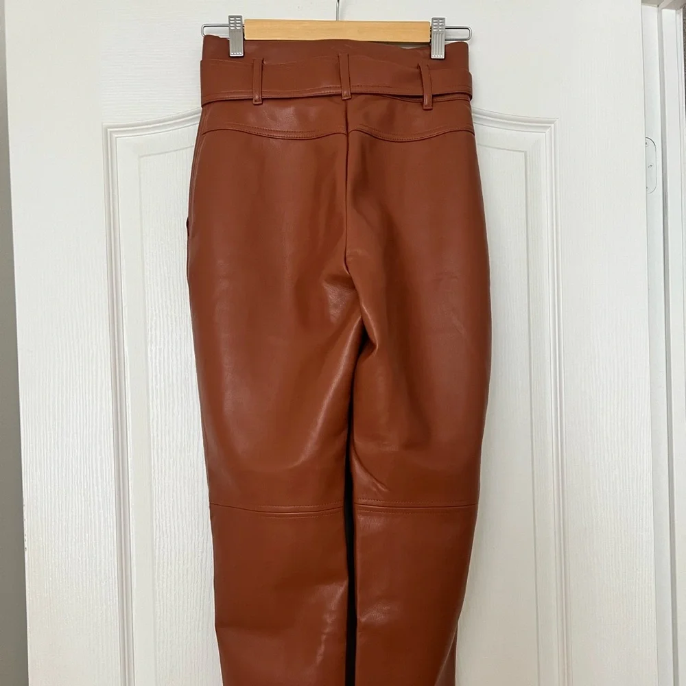 Aritzia Wilfred High Tied Vegan Leather Pant - Picture 11 of 12